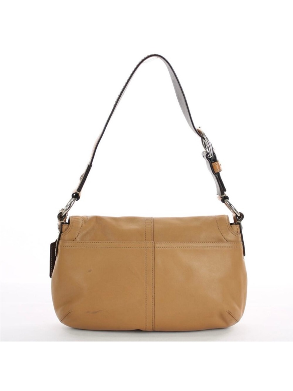 Coach Soho Leather Flap
Shoulder Bag Camel Buckle
Strap Vintage Y2K - Picture 6 of 14